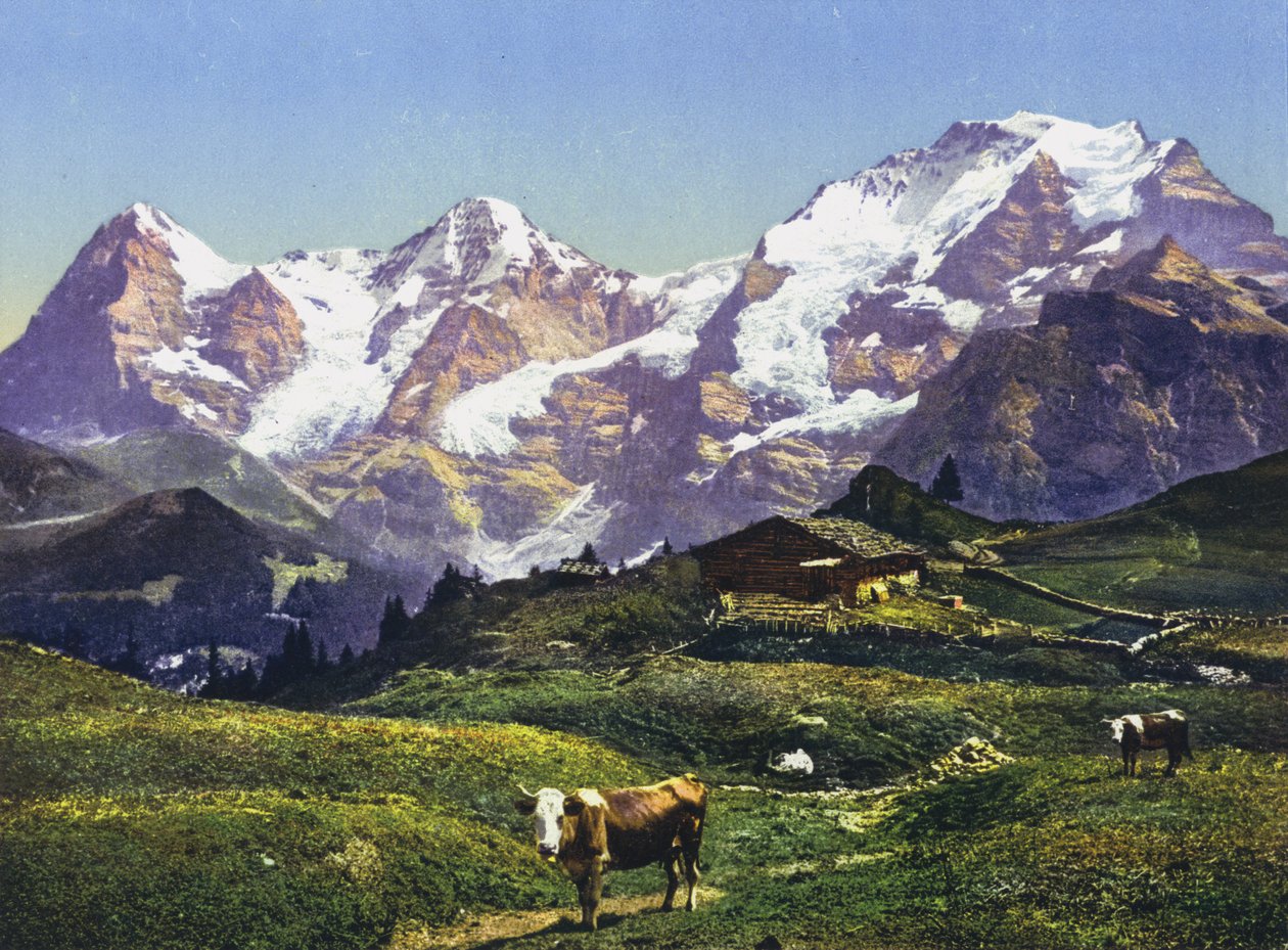 Eiger, Monch och Jungfrau (foto) av Photographer Swiss