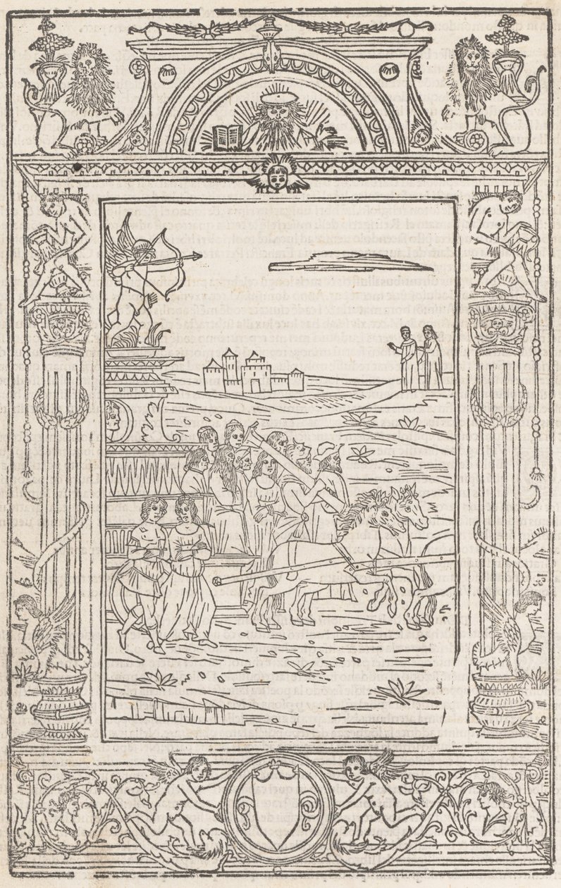 Opera..Triumphi, Sonnets, & Canzone.., 15 februari 1508. av Pico Master