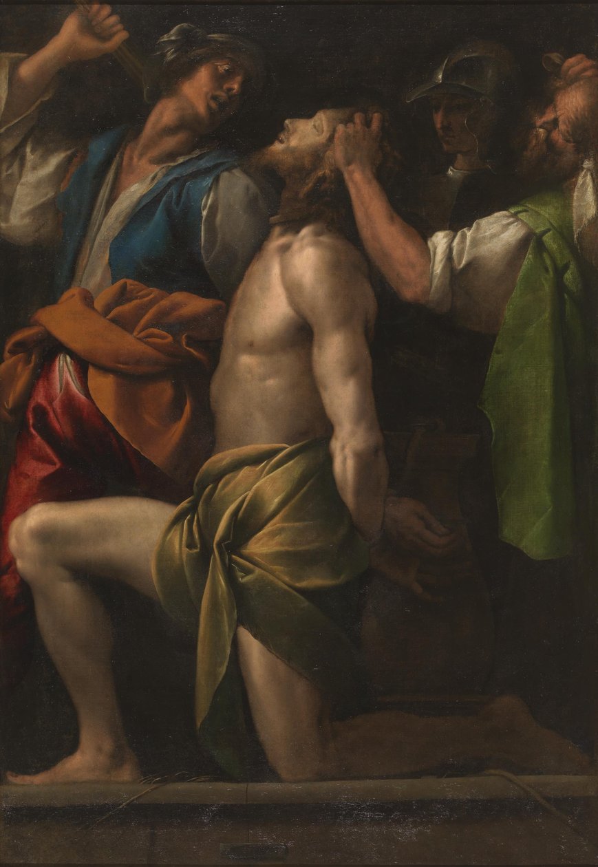 La Flagelación de Cristo, óleo sobre lienzo av Pier Francesco Mazzucchelli