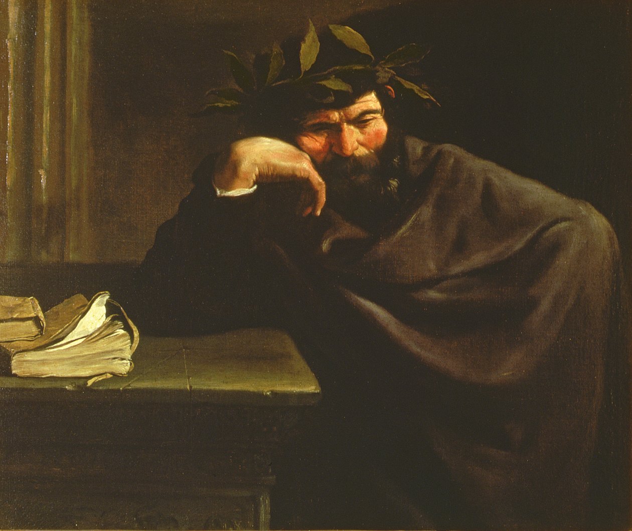 En poet av Pier Francesco Mola