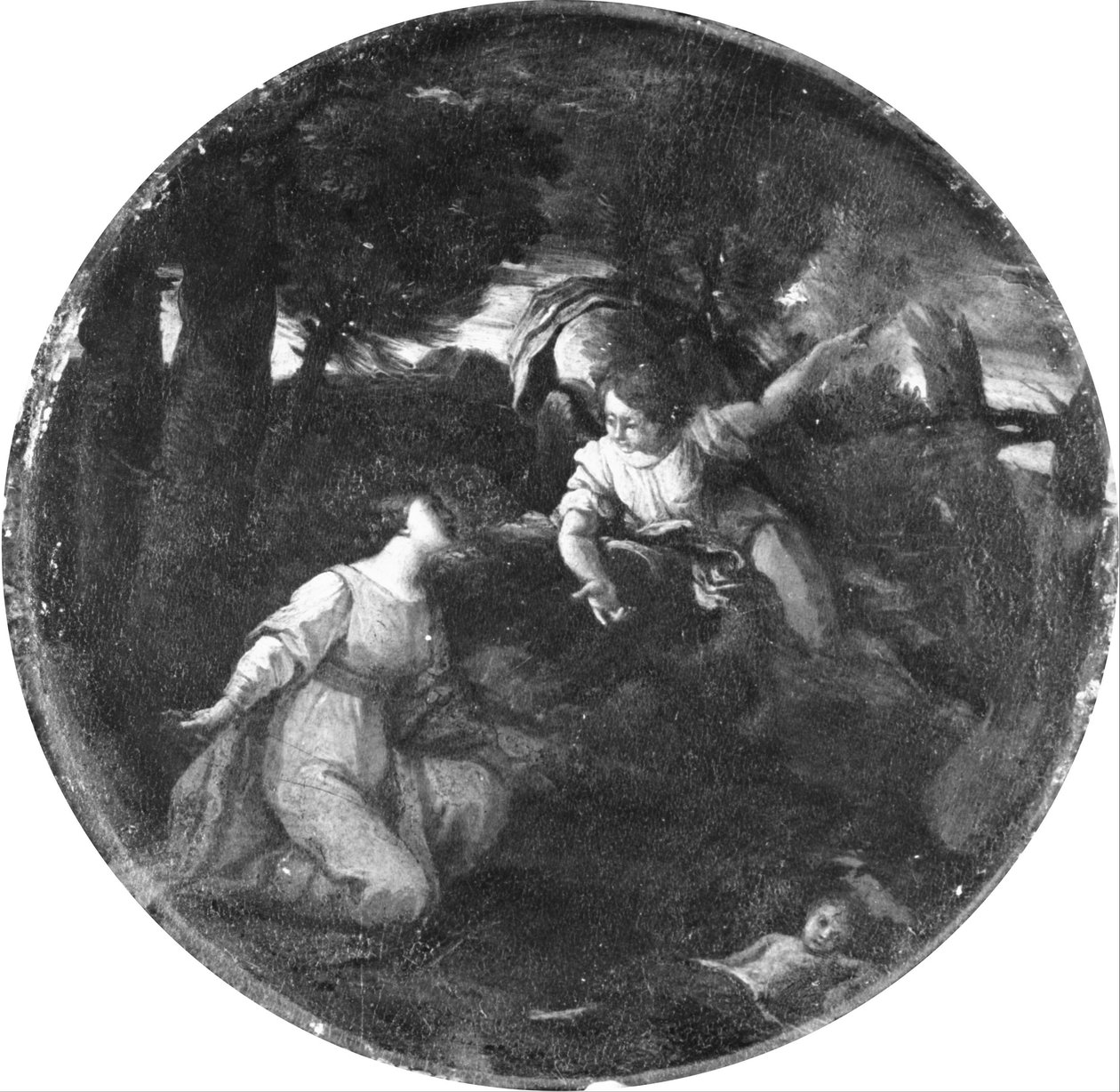 Hagar and Ishmael av Pier Francesco Mola