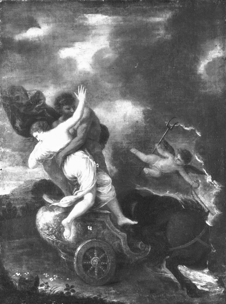 Pluto and Proserpine av Pier Francesco Mola