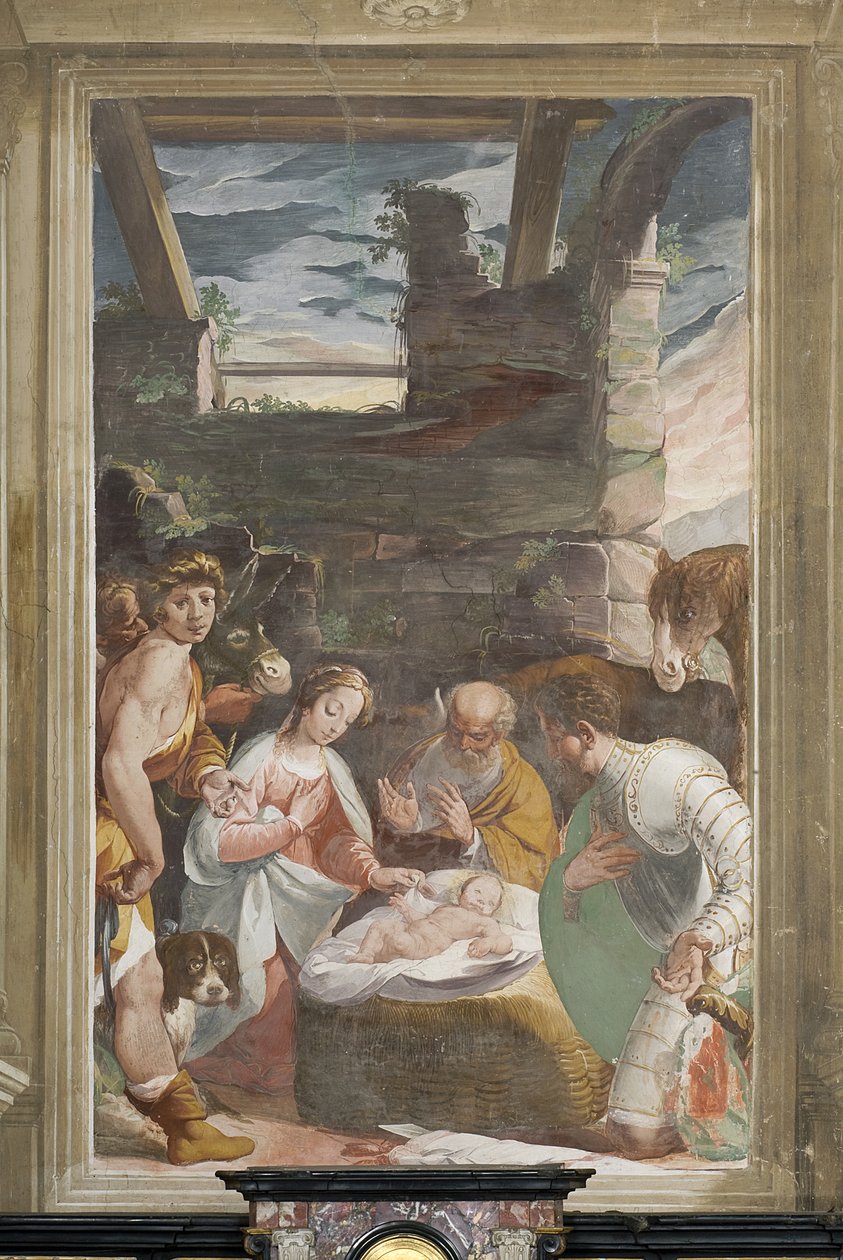 Nativity, 1600-10 av Pier Francesco Morazzone