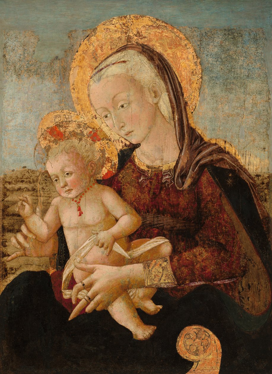 Madonna och barn av Pier Francesco Fiorentino