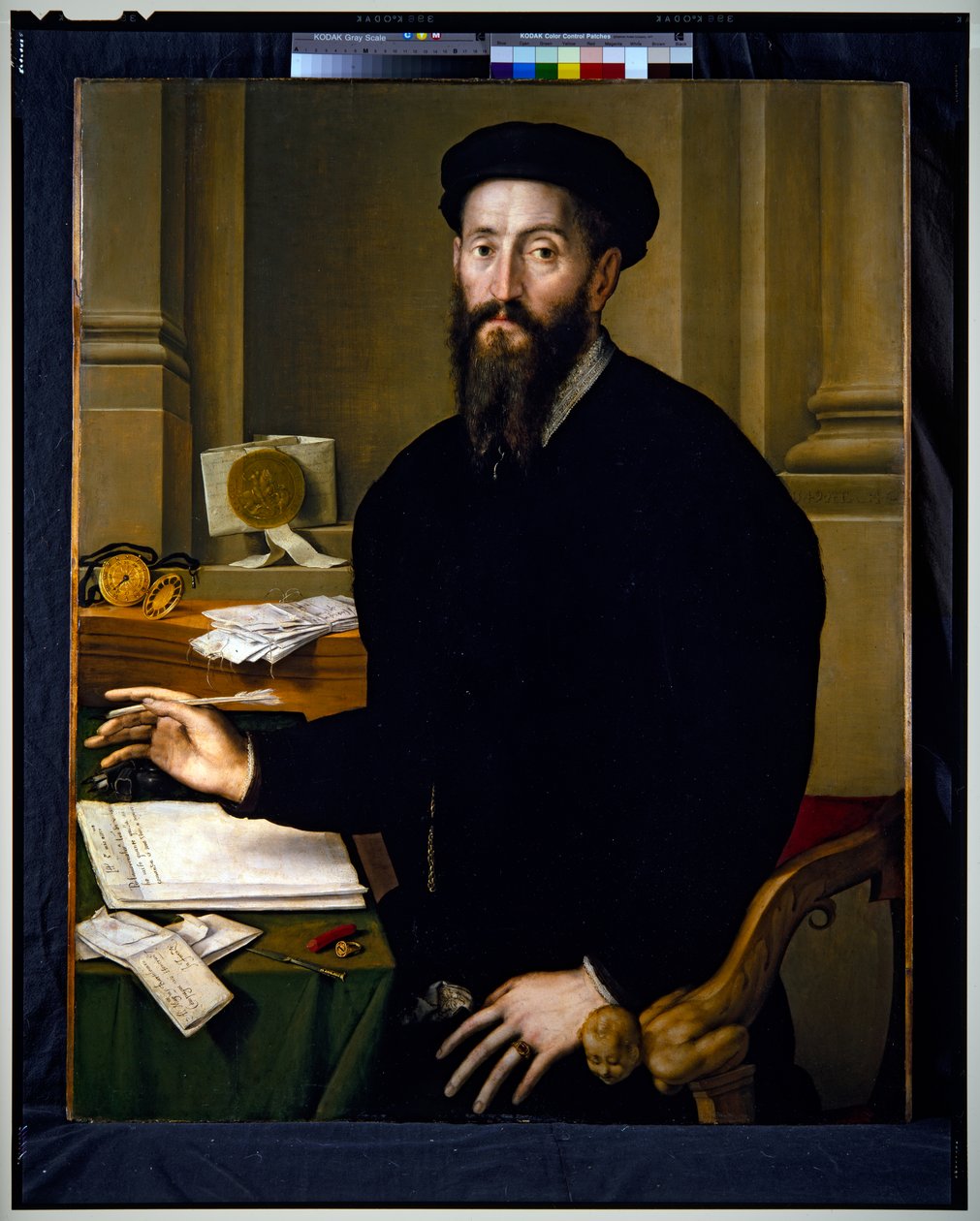 Porträtt av Bartolomeo Compagni av Pier Francesco Foschi