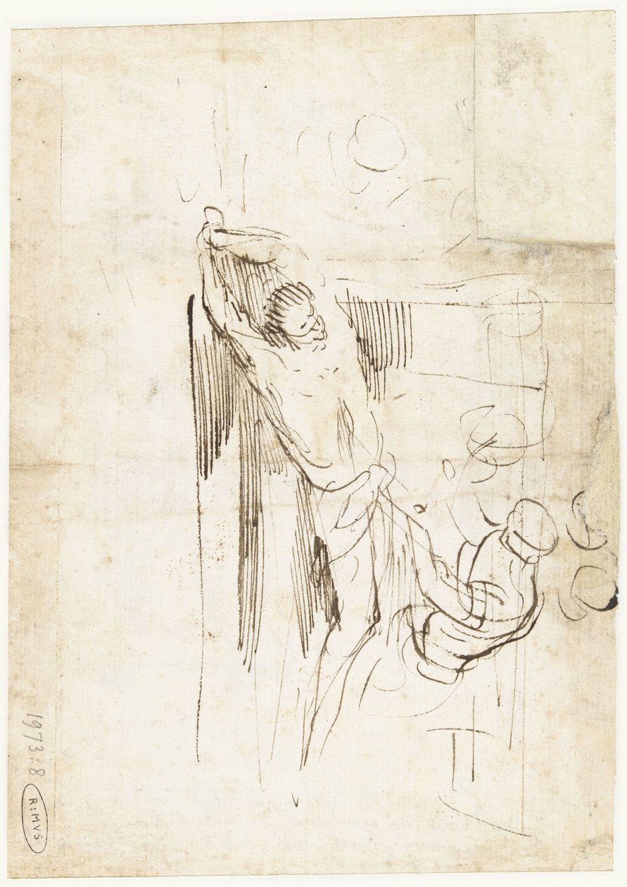 Tortyr av den helige Erasmus av Pier Francesco Mola