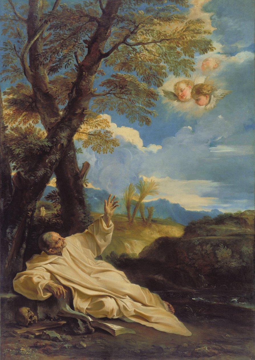 Sankt Brunos vision av Pier Francesco Mola