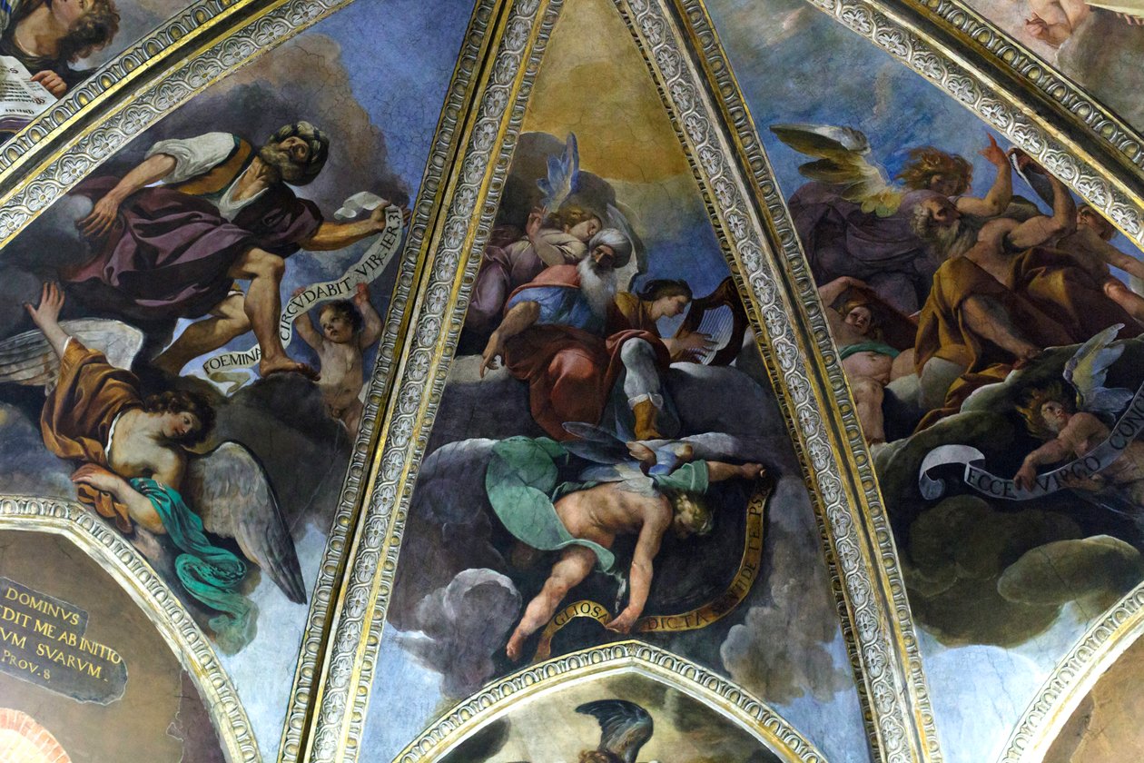 Freskomålning föreställande profeten David, ca 1626 (freskomålning) av Pier Francesco Morazzone