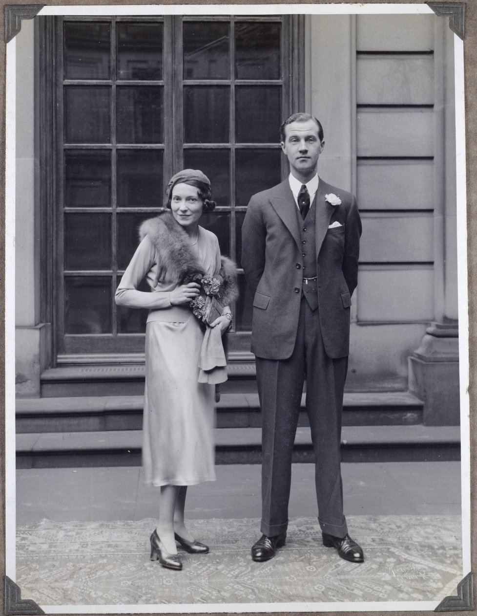 Lord Charles Cavendish och Adele Astaire på sin bröllopsdag av Blaise Nicolas Le Sueur