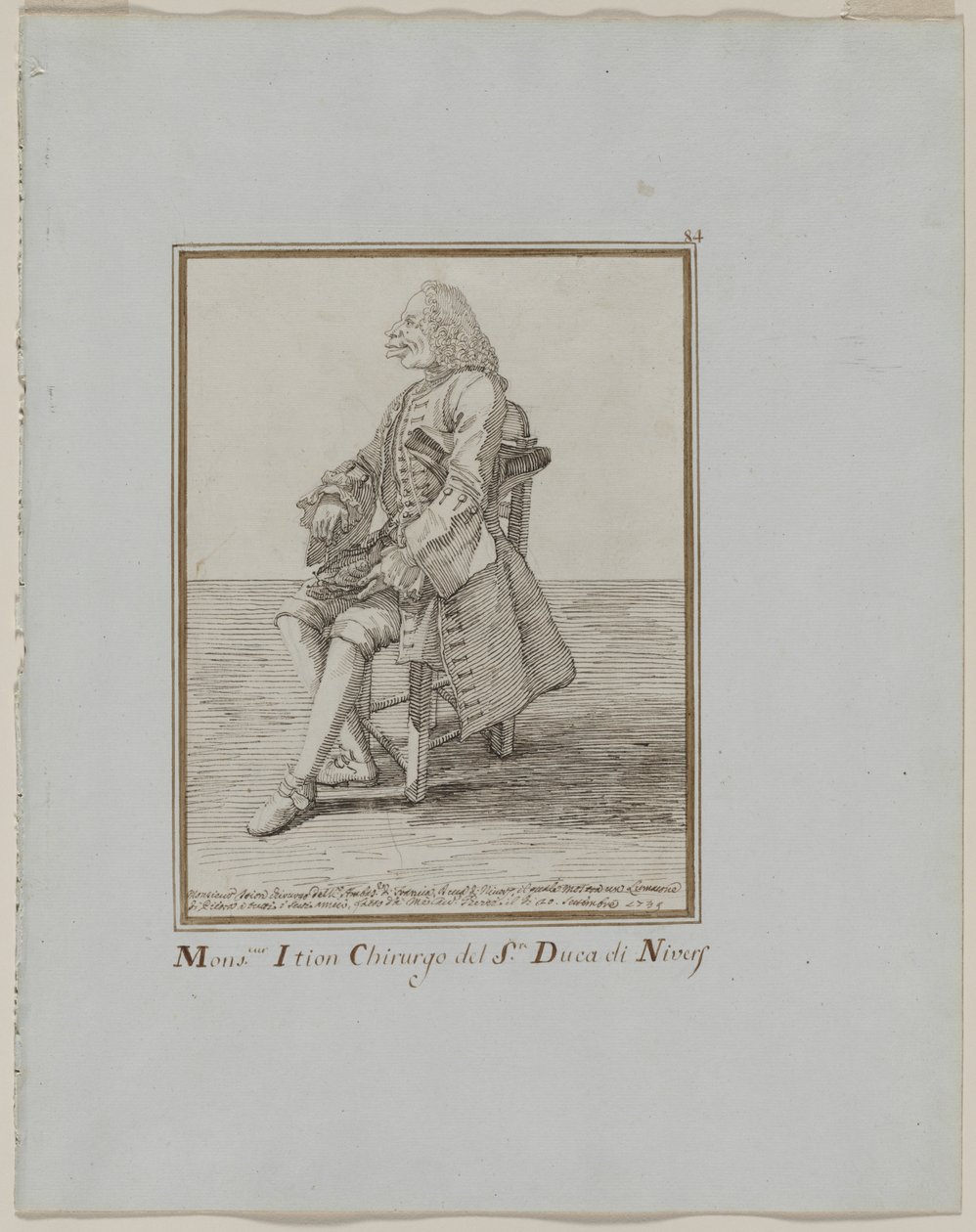 Monsieur Ition Kirurg vid sre. hertig av Nivers av Pier Leone Ghezzi