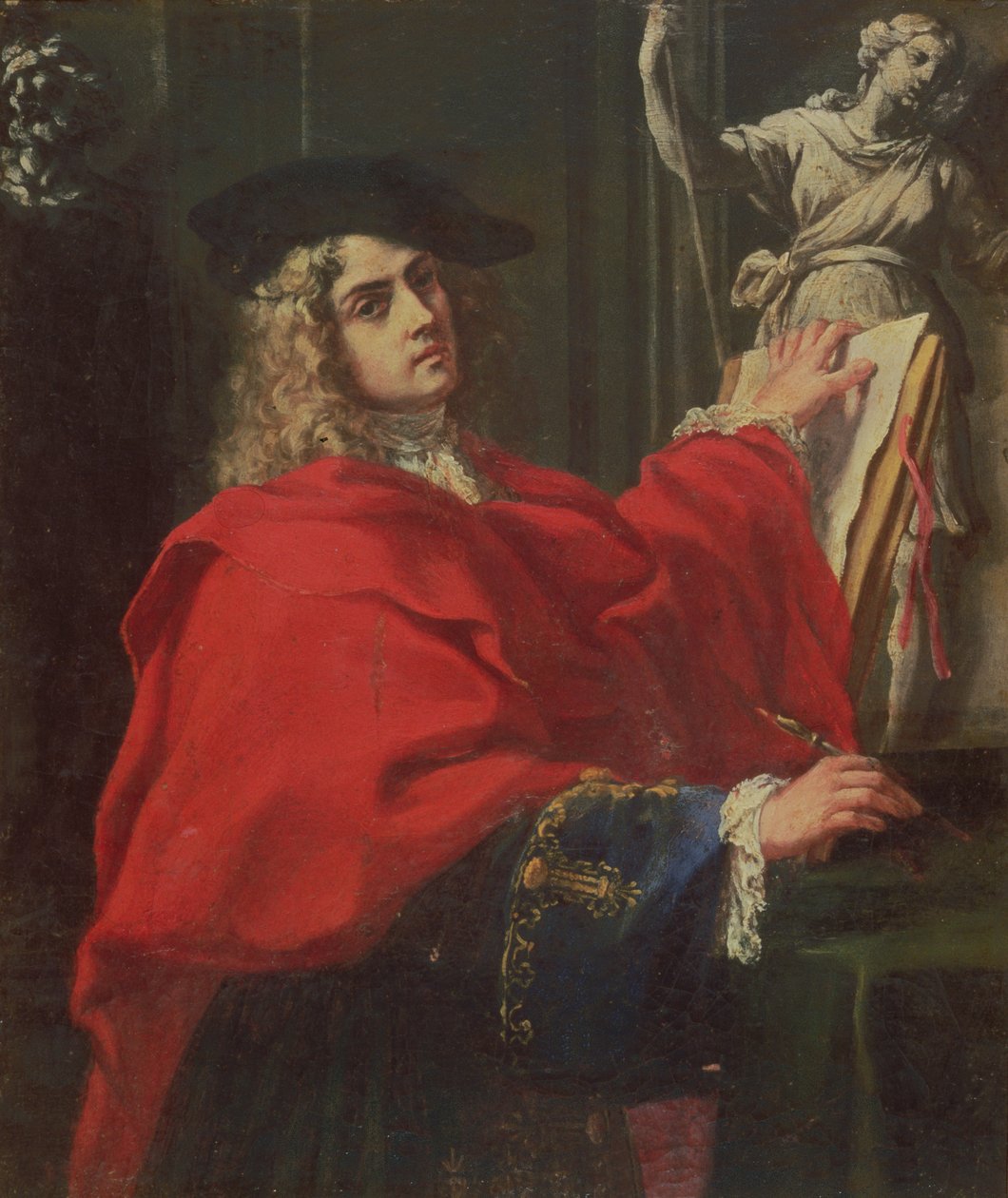 Självporträtt, 1702 av Pier Leone Ghezzi