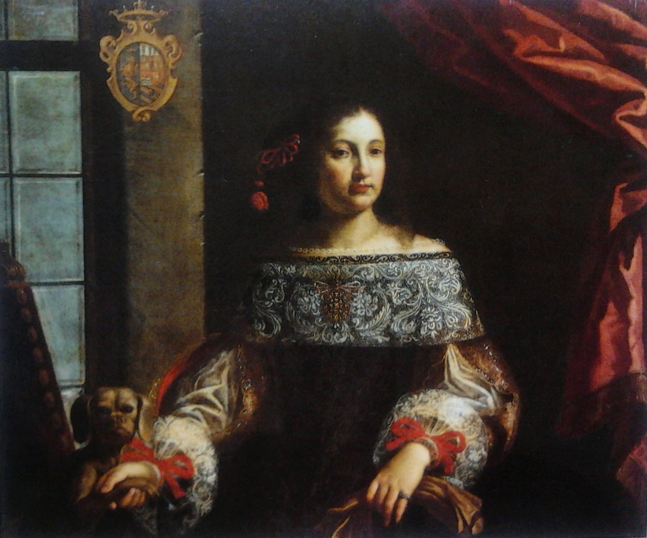 Polska: Portret hrabiny Simonetty Cavazzi della Somaglia Porträtt av grevinnan Simonetta Cavazzi della Somaglia. av Pierfrancesco Cittadini