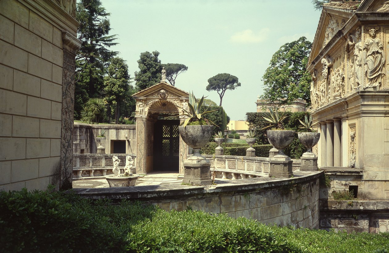 Gården till Pius IV:s kasina, 1558-62 av Piero Ligorio
