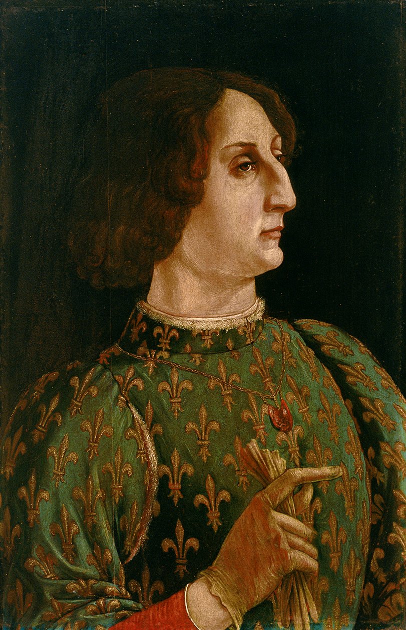 Porträtt av Galeazzo Maria Sforza av Piero del Pollaiolo