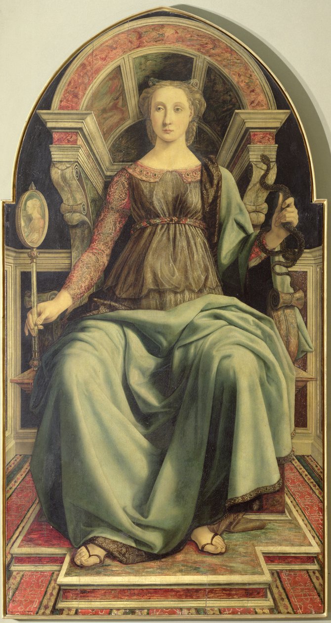 Prudence, ca 1470 (tempera på panel) av Piero del Pollaiolo