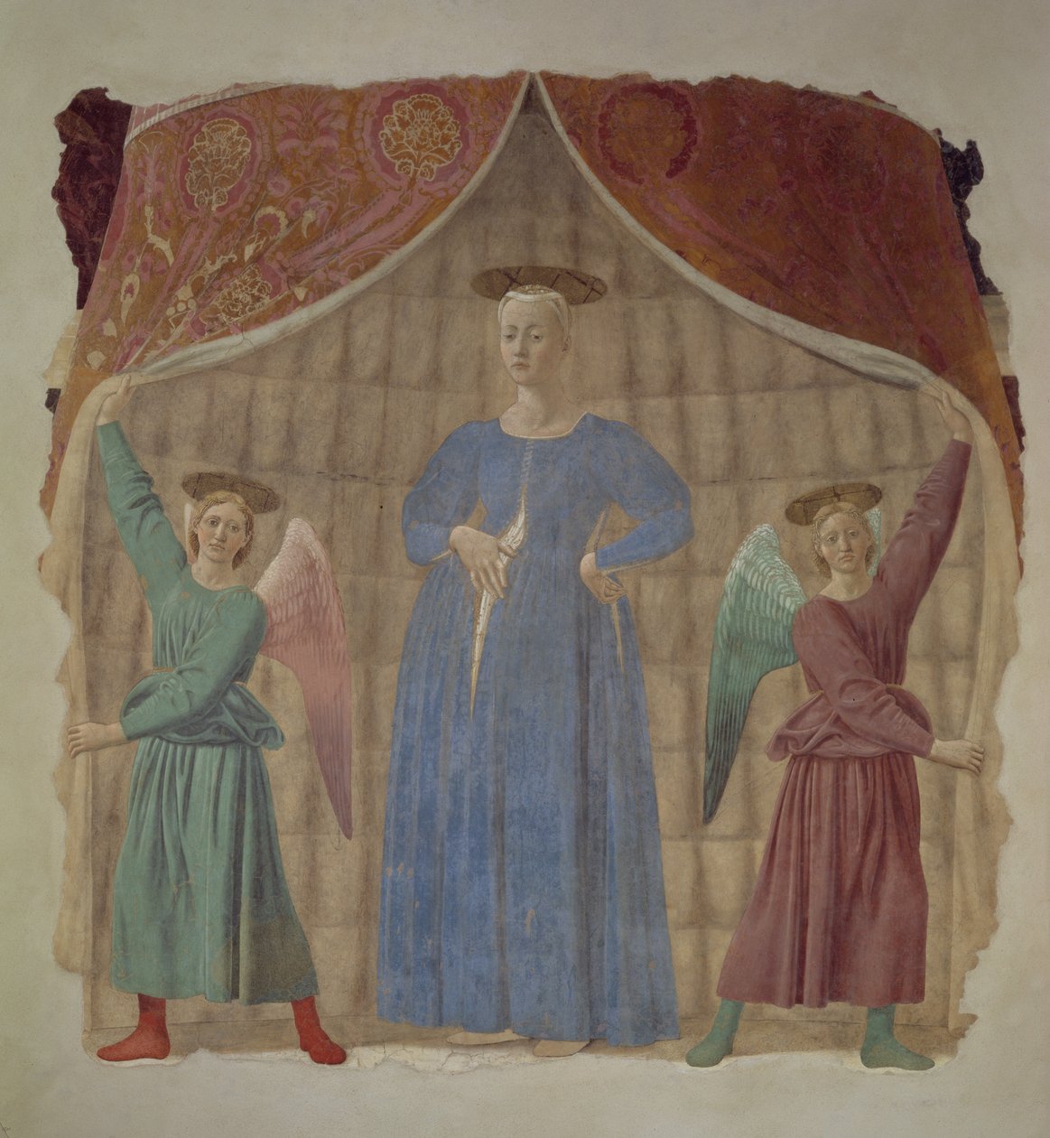 The Madonna del Parto, c.1450-70 (efter restaurering) (se även 75561, 172472 och 169194) av Piero della Francesca