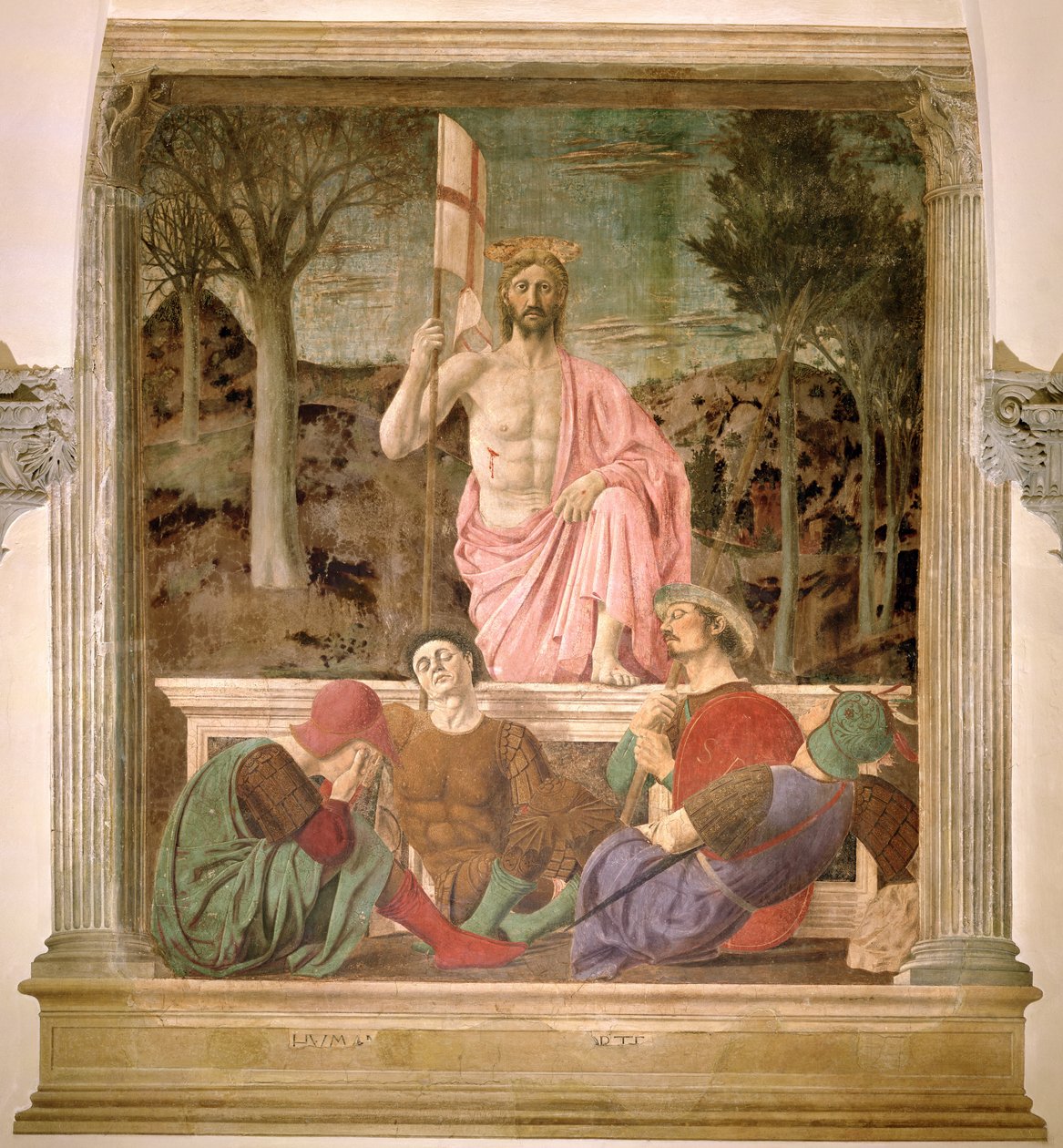The Resurrection, ca 1463 (se även 109787, 205585, 205586) av Piero della Francesca