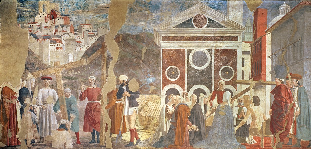 Verifieringen av det sanna korset, färdigställd 1464 av Piero della Francesca