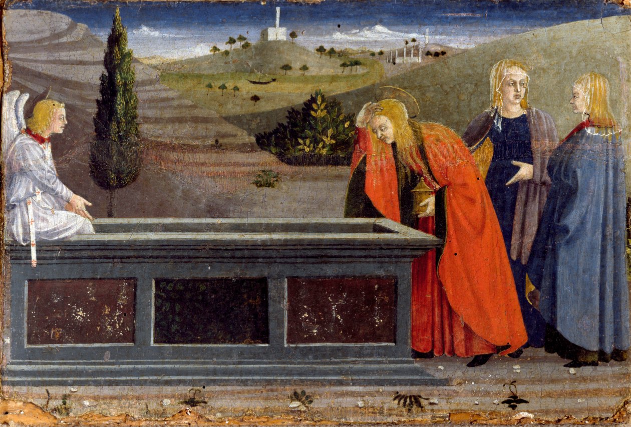 Polyptych of the Misericordia: The Three Maries av Piero della (school of) Francesca
