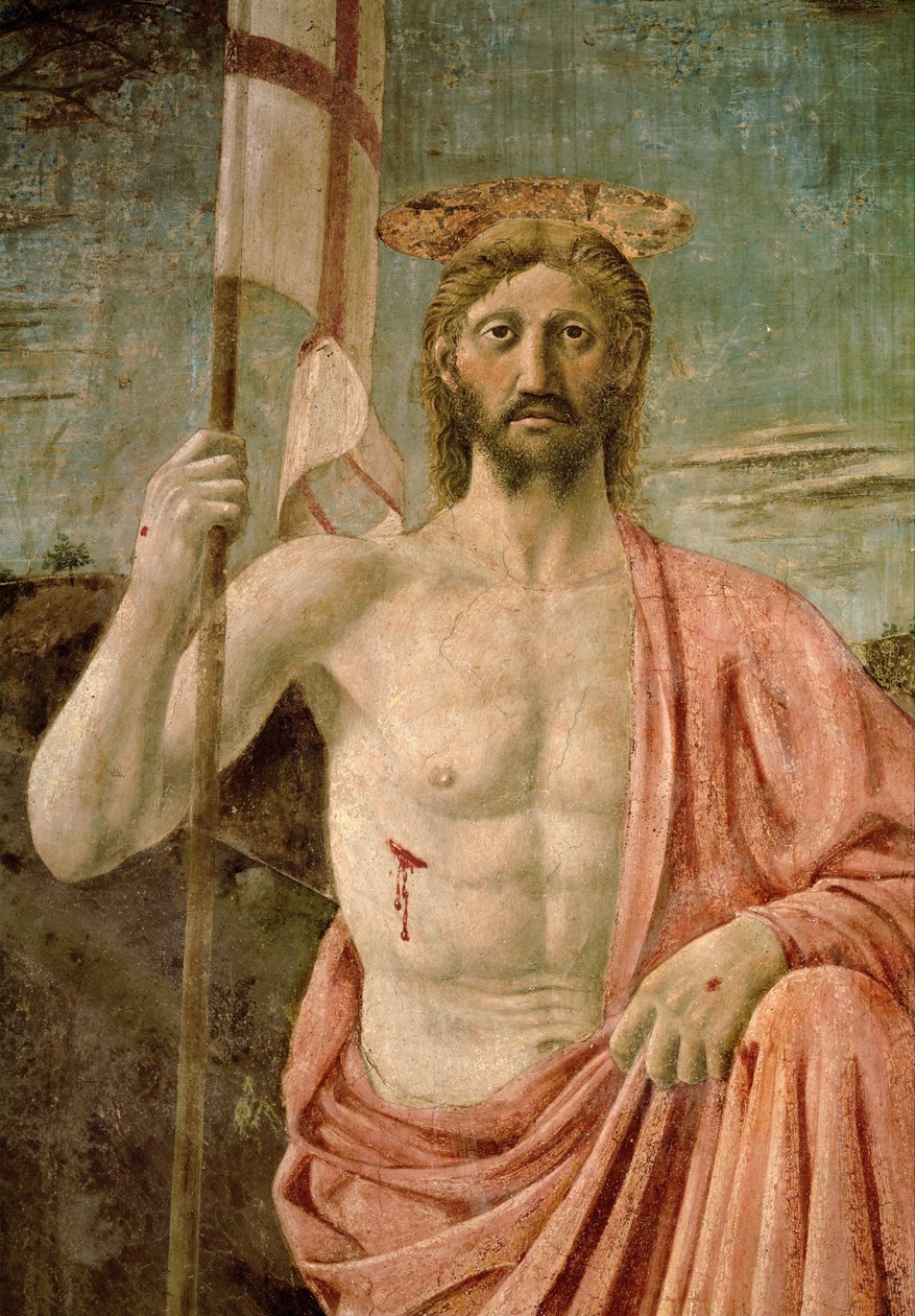 Kristus uppstånden (muralmålning) av Piero della Francesca