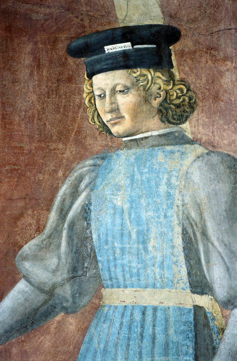 Detalj från Legenden om det sanna korset som visar tortyr av judar, av Piero della Francesca av Piero della Francesca