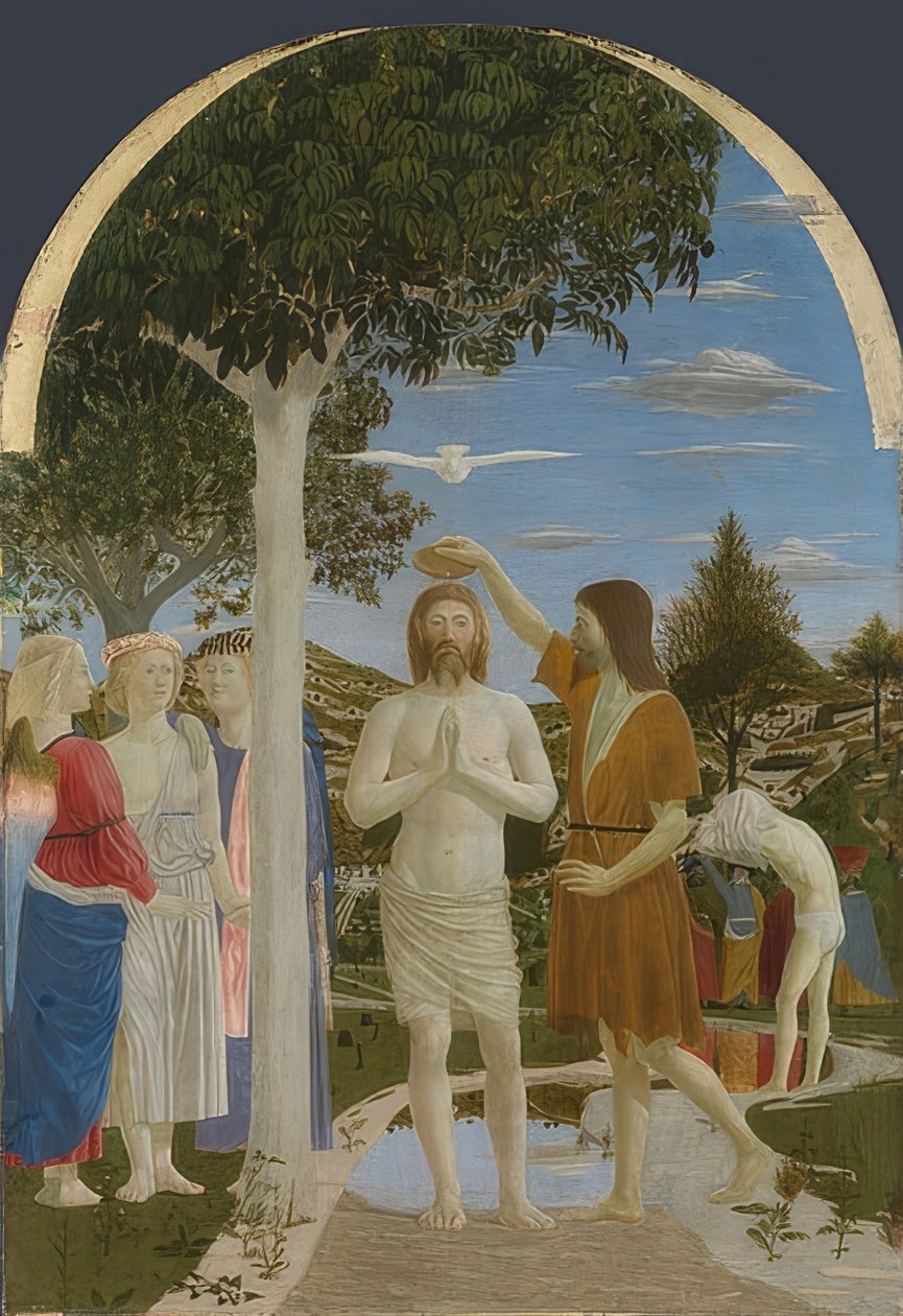 Kristi dop. 1450-talet av Piero della Francesca