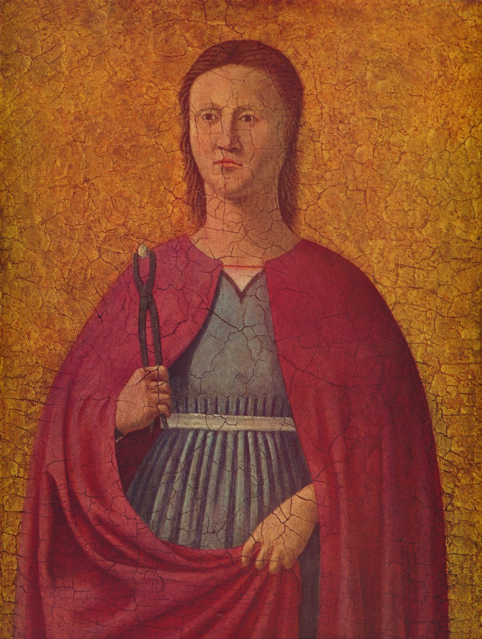 Sankt Apollonia, c1455-1460 av Piero della Francesca
