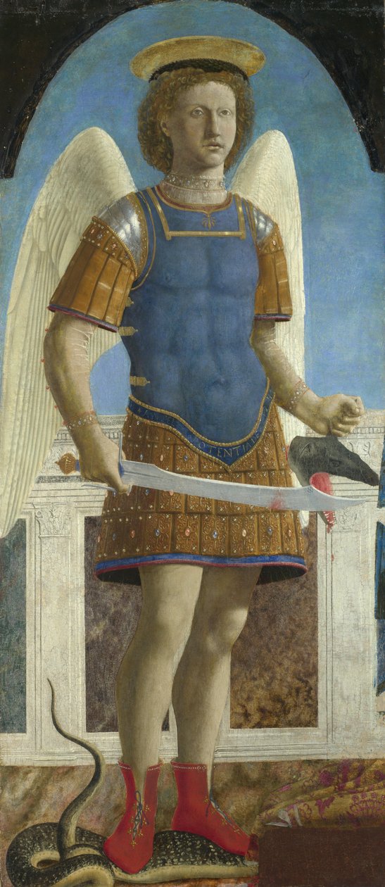 Ärkeängeln Mikael, 1469 av Piero della Francesca