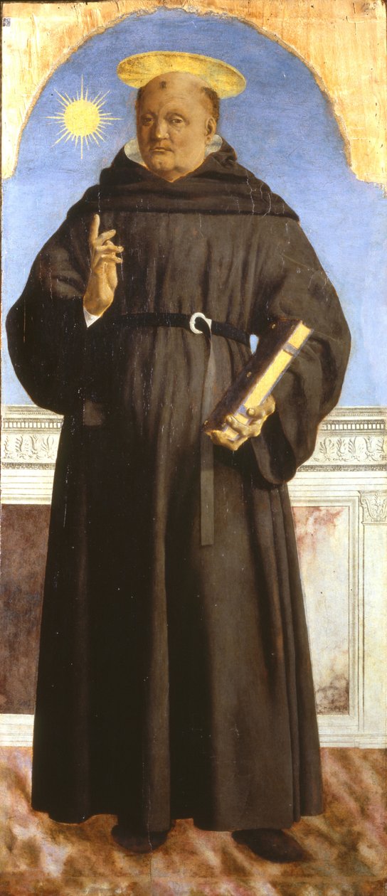 Sankt Nikolaus av Tolentino, 1454-1459 av Piero della Francesca
