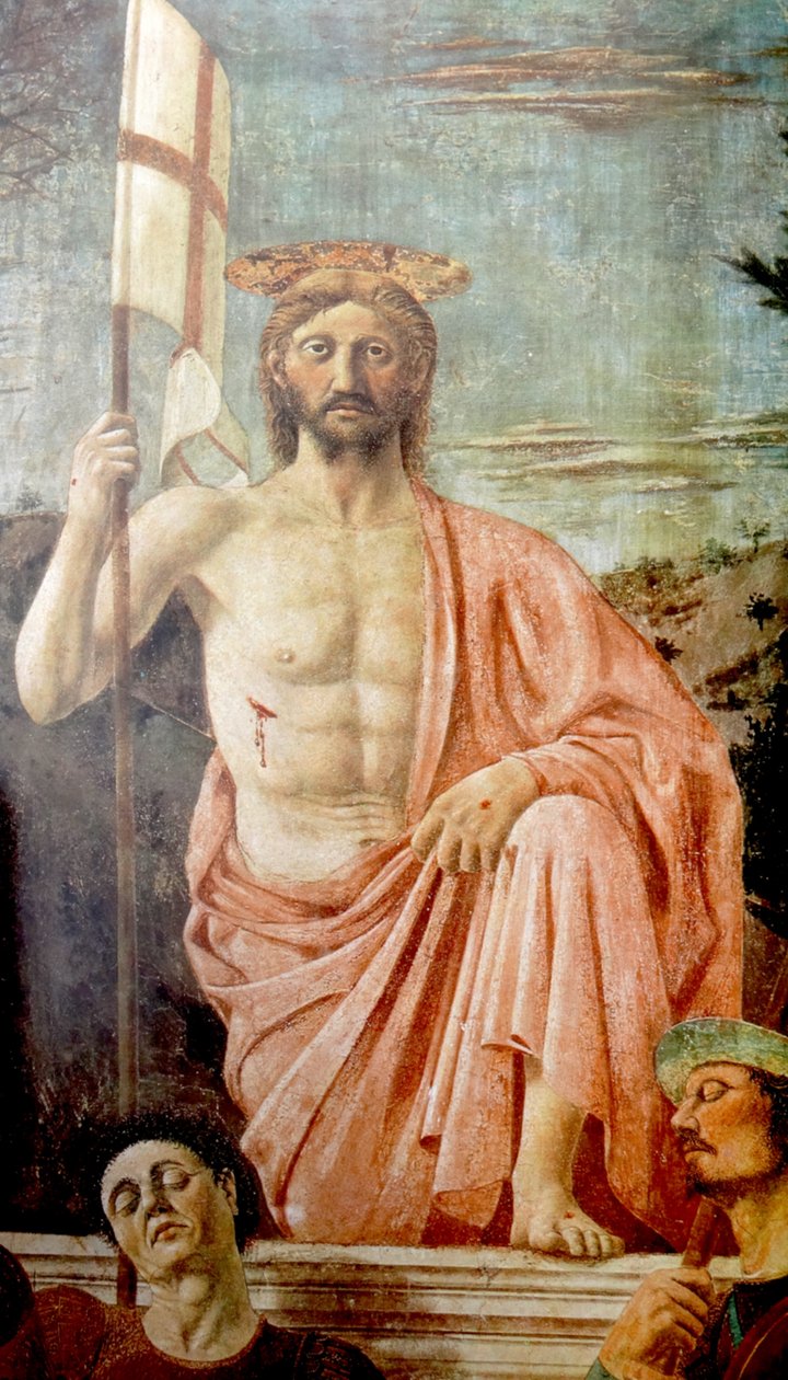 Uppståndelsen är en frescomålning av Piero della Francesca av Piero della Francesca