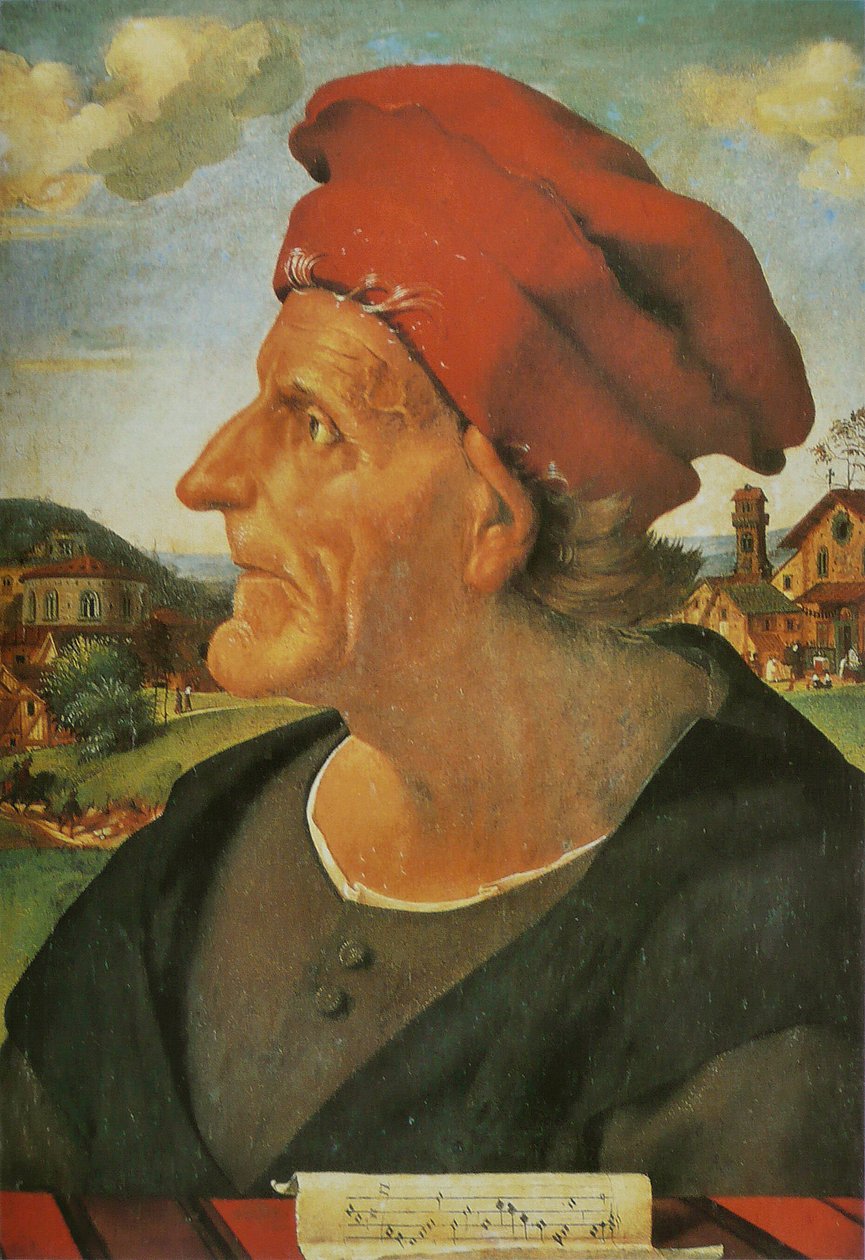 Porträtt av Francesco Giamberti da Sangallo av Piero di Cosimo