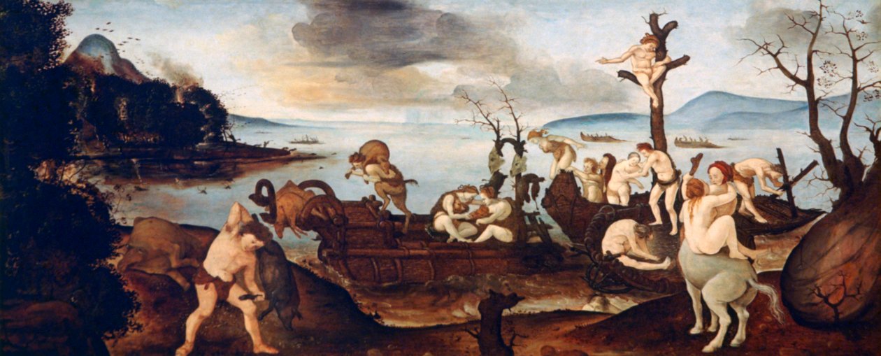Återkomsten från jakten, 1505-1507. av Piero di Cosimo