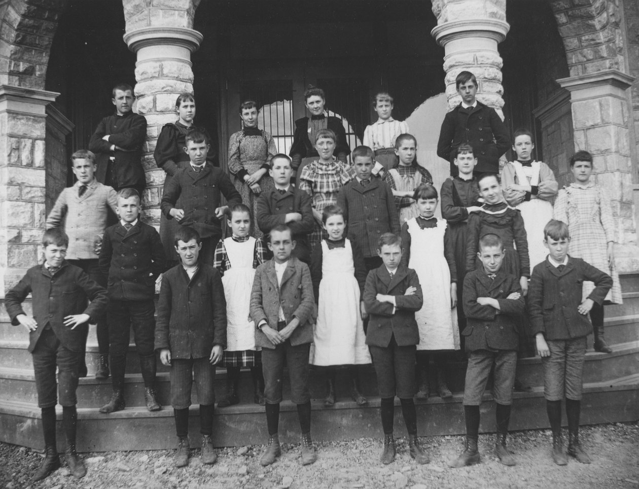 Miss Withers klass vid Alexis I. du Pont School, 1894 av Pierre A. Gentieu