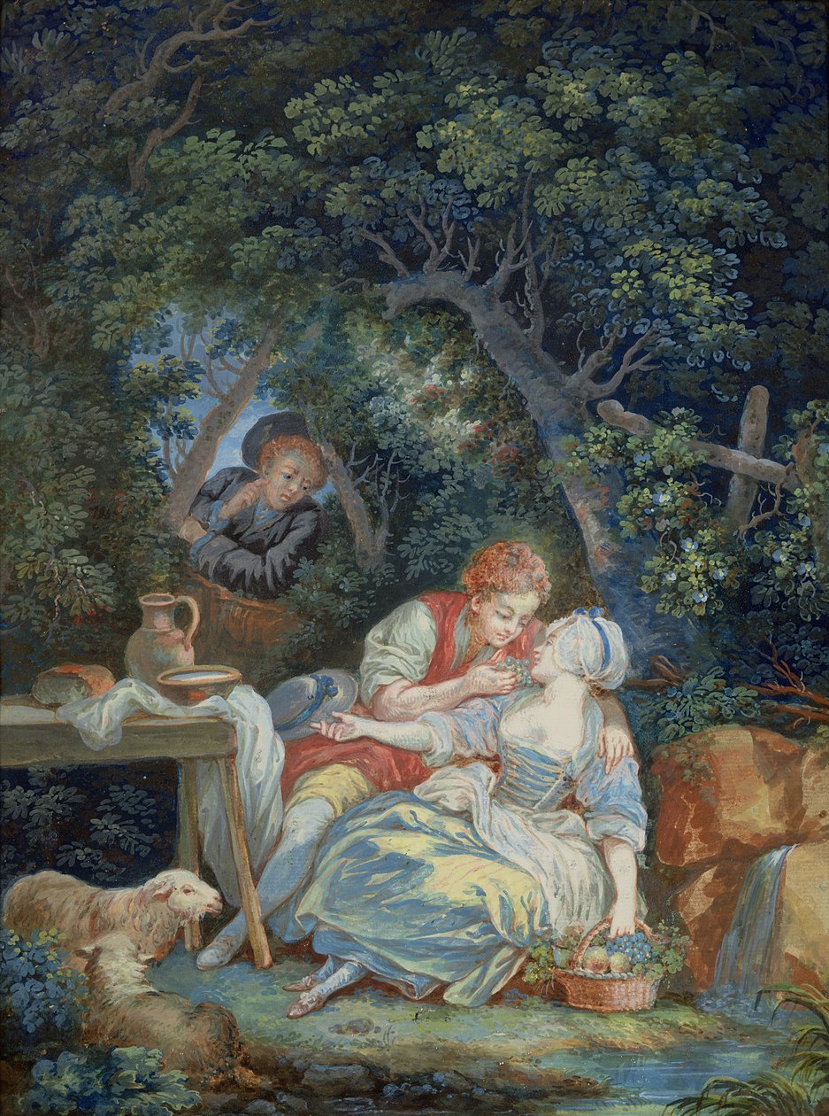 Annette och Lubin av Pierre Antoine Baudouin