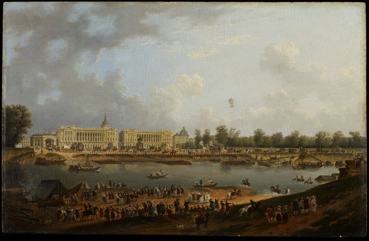 Place de la Concorde, ca 1783 av Pierre Antoine Demachy