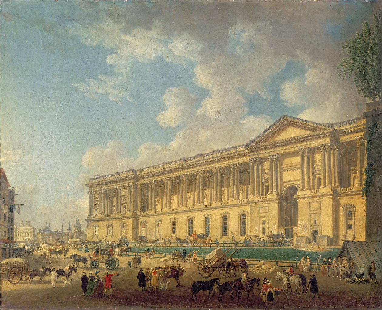 Louvrens pelargång. c.1770 av Pierre Antoine Demachy