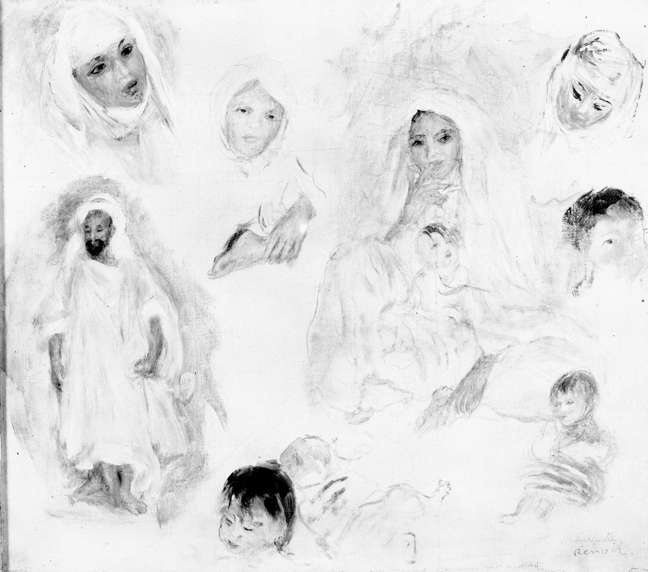Araberna, 1881-82 av Pierre Auguste Renoir