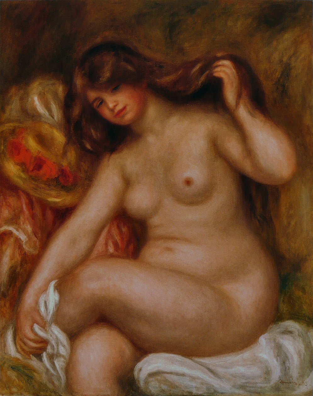 Baigneuse  av Pierre Auguste Renoir