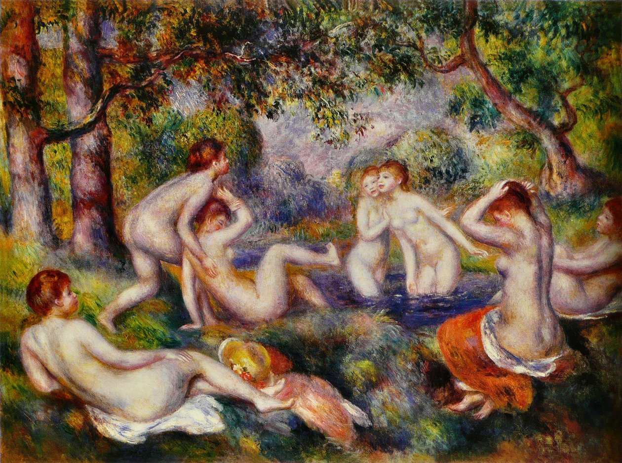 Baigneuses dans la forêt av Pierre Auguste Renoir