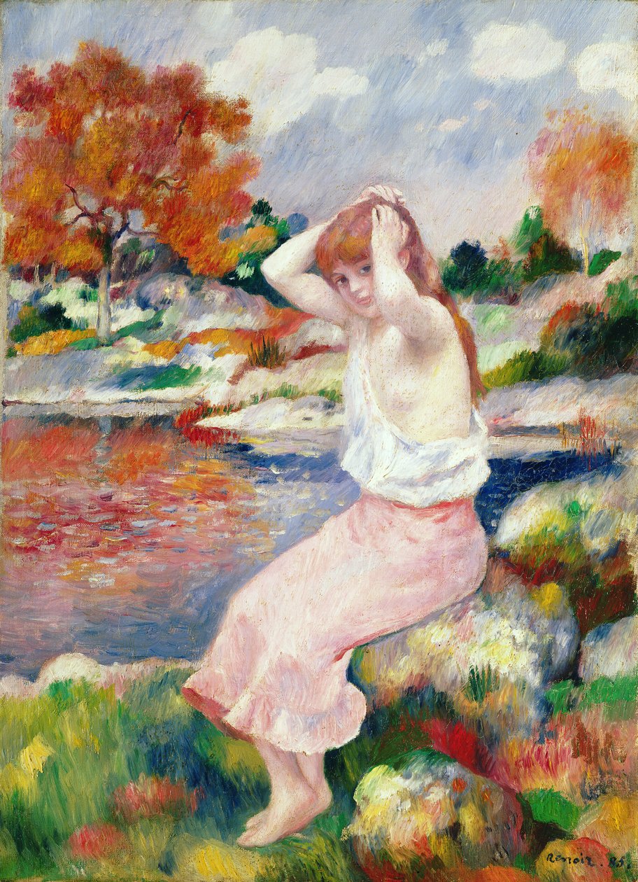 Badare, 1885 av Pierre Auguste Renoir