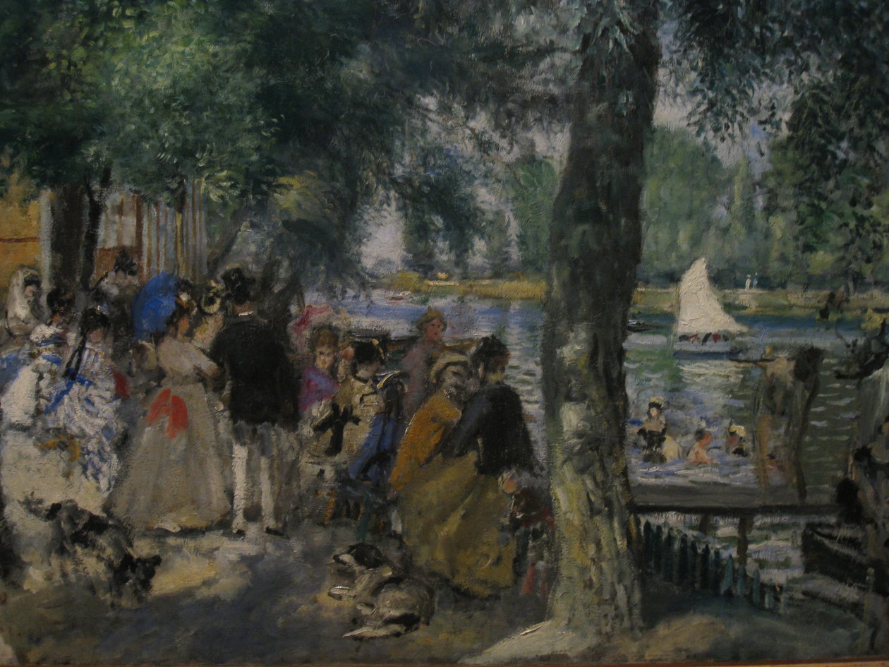 Bathing on the Siene av Pierre-Auguste Renoir