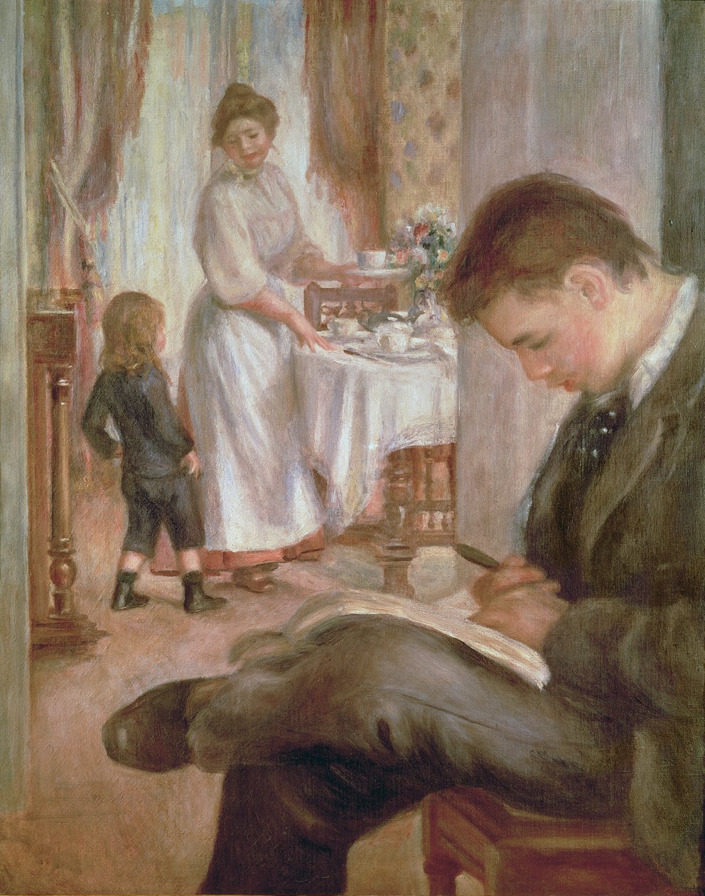Frukost på Berneval, 1898 av Pierre Auguste Renoir