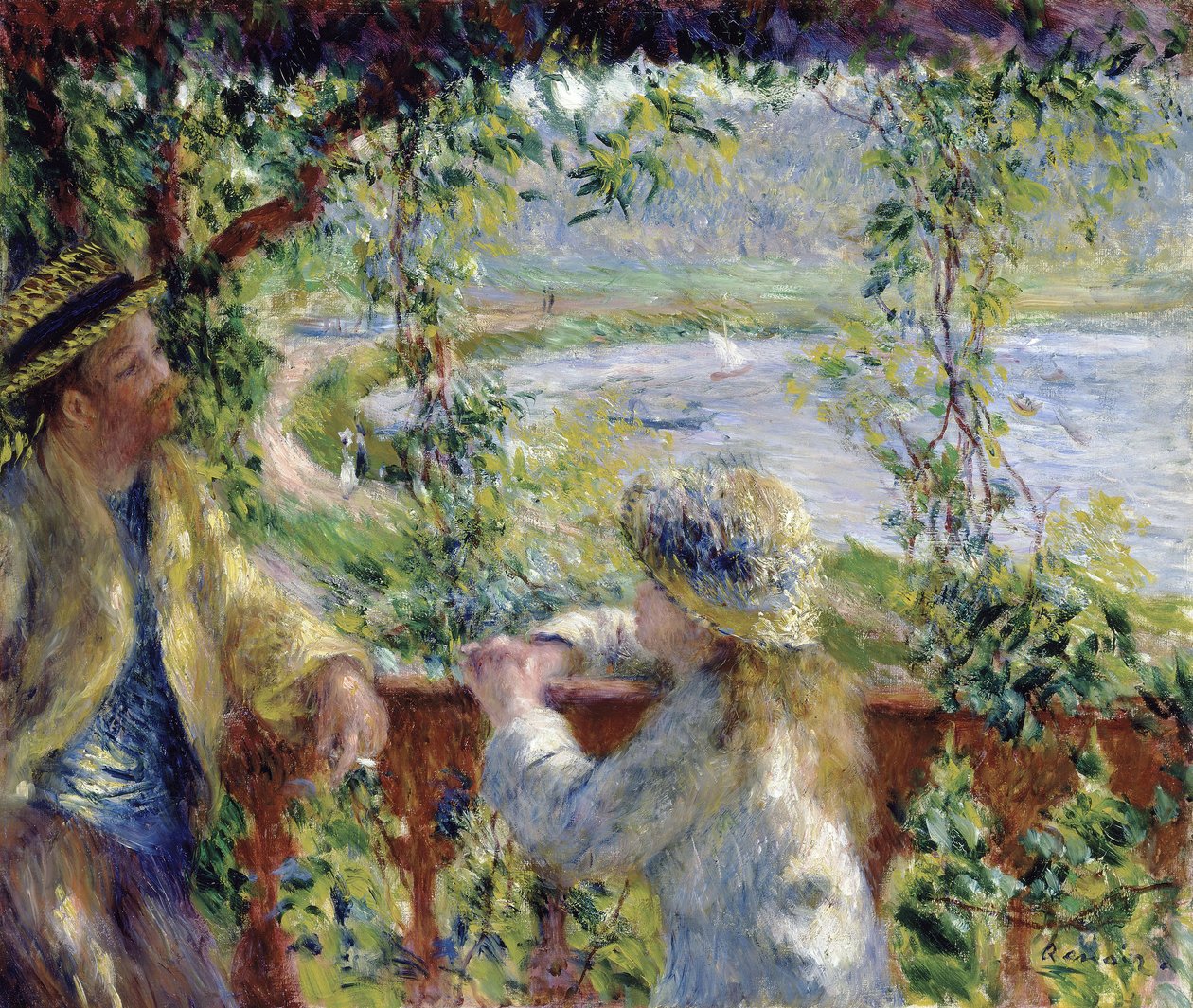 By the Water av Pierre Auguste Renoir