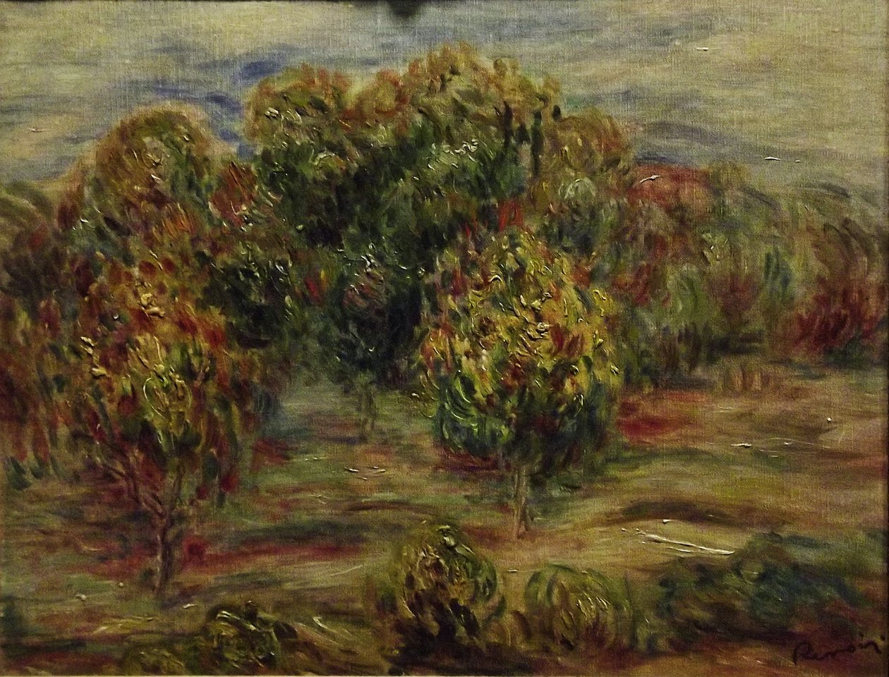 Cagnes Landscape av Pierre Auguste Renoir