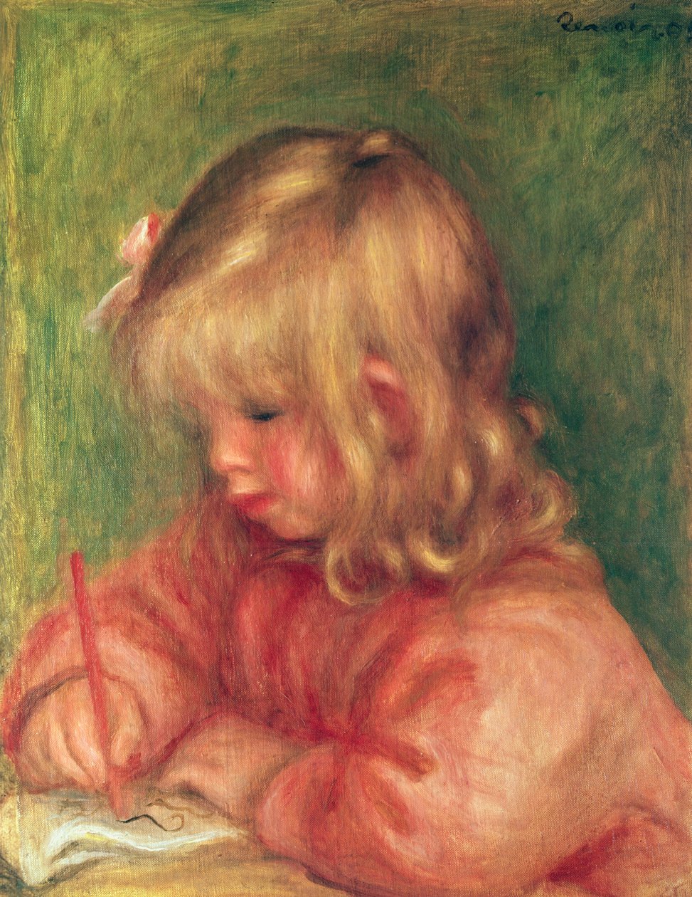 Barnteckning, 1905 av Pierre Auguste Renoir