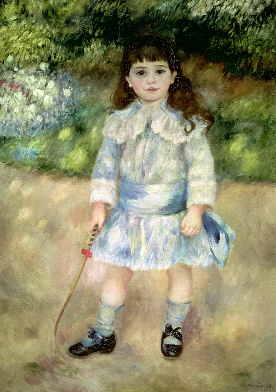 Barn med piska, 1885 av Pierre Auguste Renoir