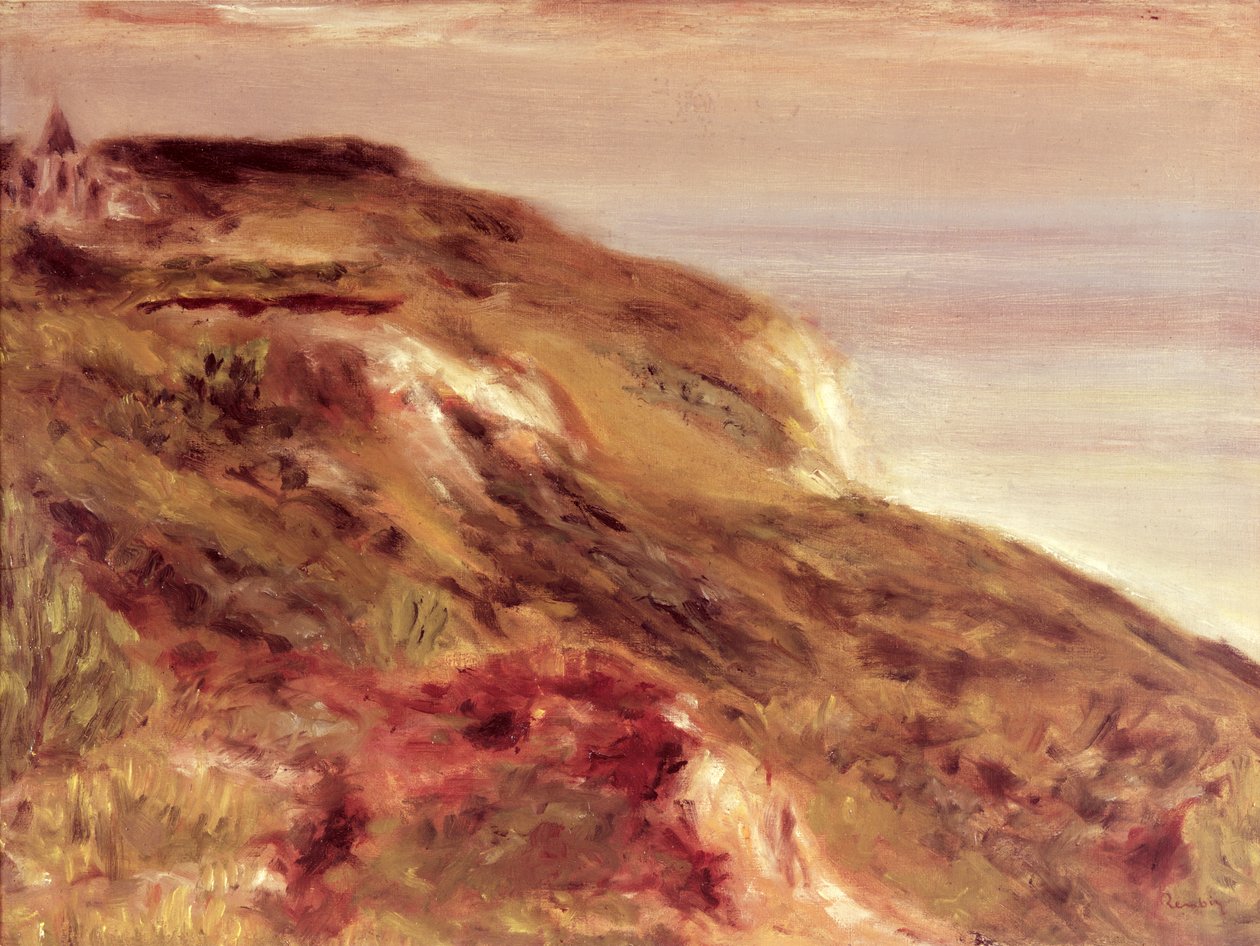 Kyrka på en klippa av Pierre Auguste Renoir