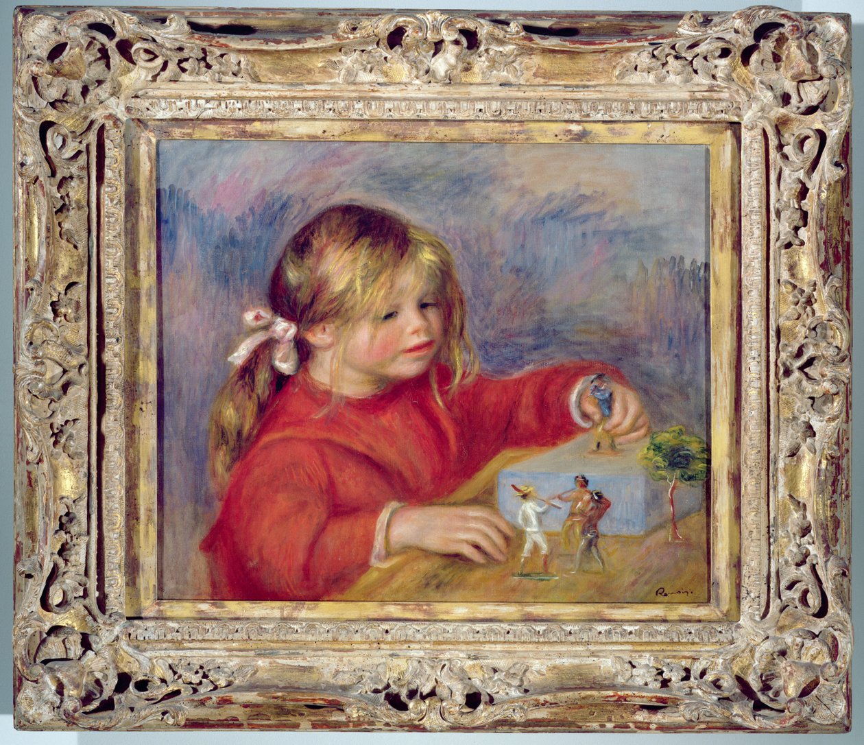 Claude Renoir på spel, ca 1905 (se även 19116) av Pierre Auguste Renoir