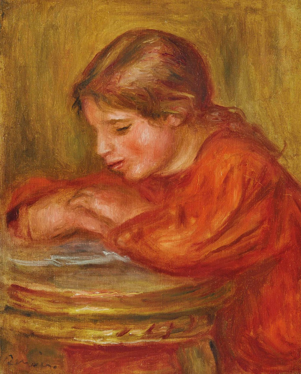 Tjejläsning av Pierre Auguste Renoir