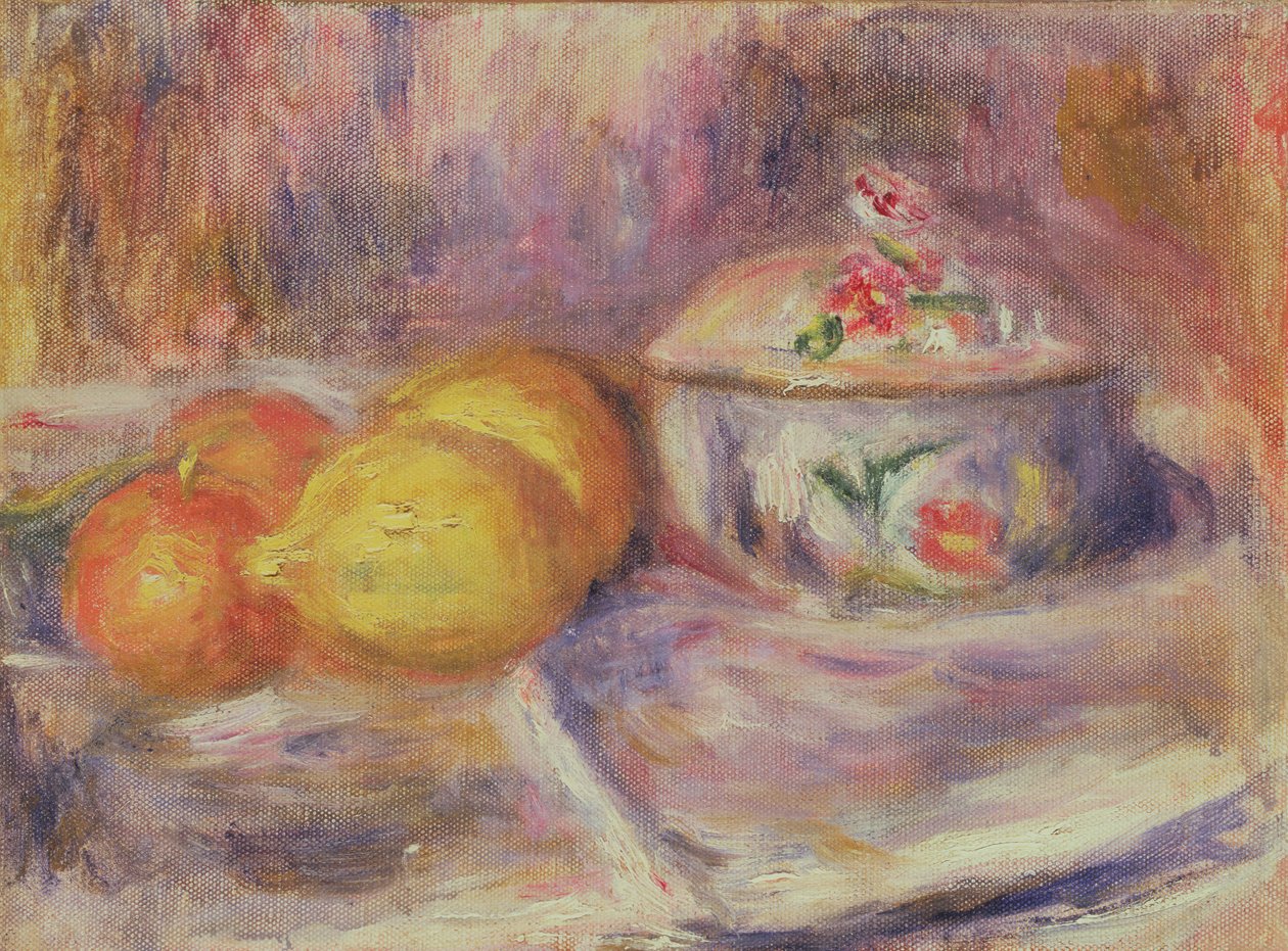 Frukt och Bonbonniere, efter 1914 av Pierre Auguste Renoir